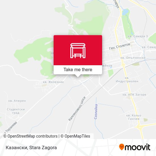 Карта Казански