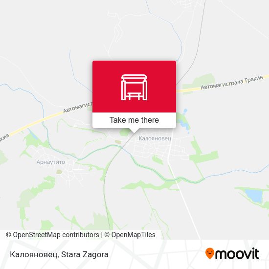 Карта Калояновец