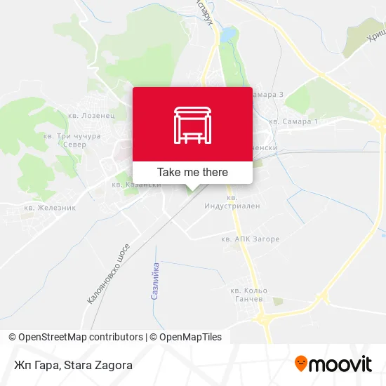 Карта Жп Гара