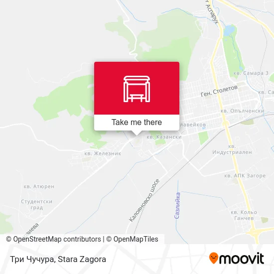 Карта Три Чучура