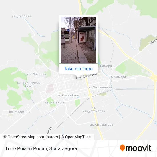 Карта Гпче Ромен Ролан
