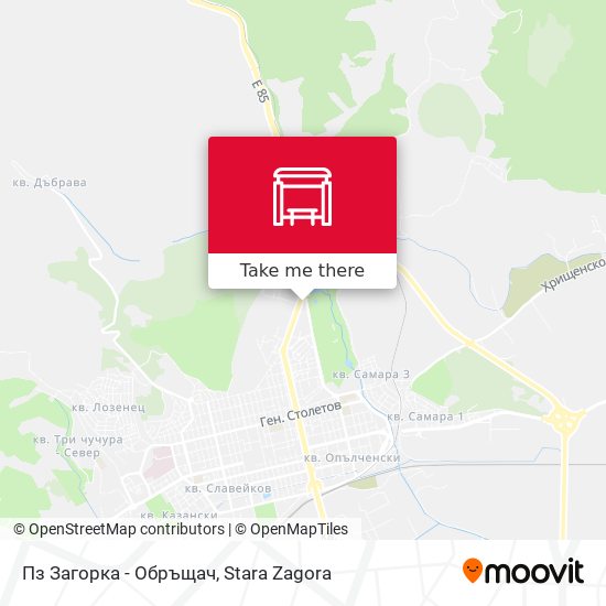 Пз Загорка - Обръщач map