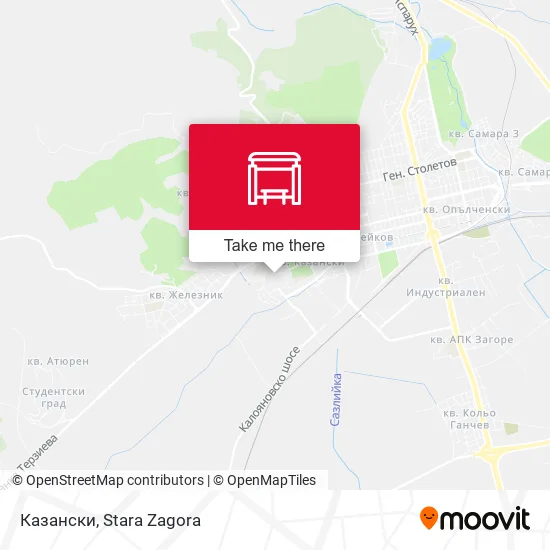 Карта Казански