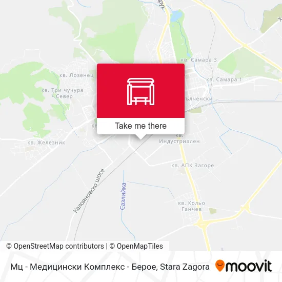 Карта Мц - Медицински Комплекс - Берое
