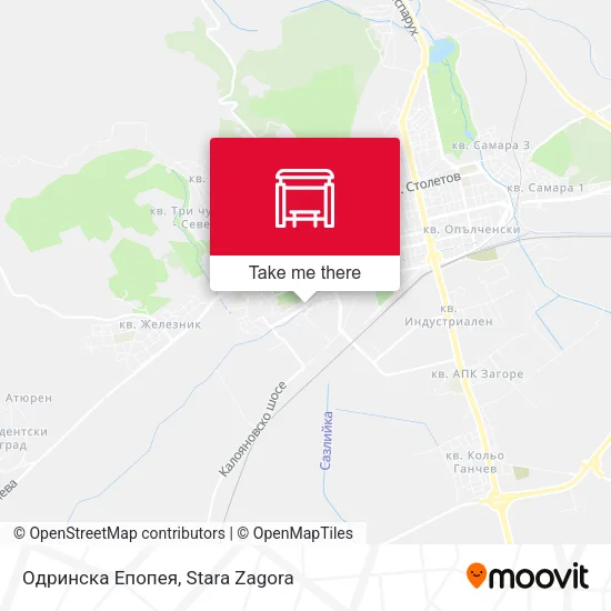 Карта Одринска Епопея