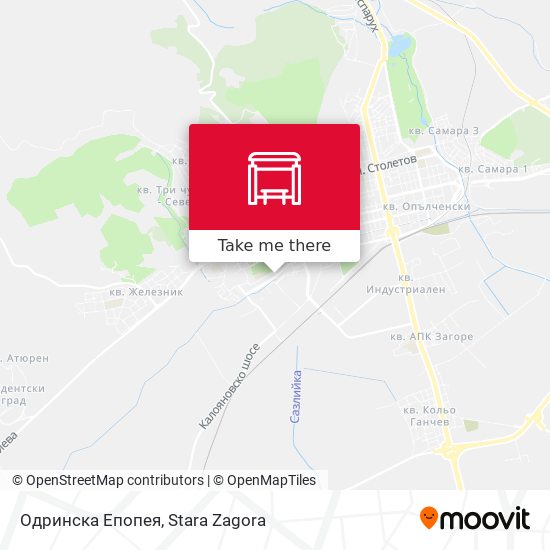 Одринска Епопея map