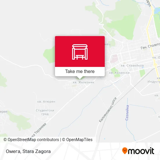 Карта Омега
