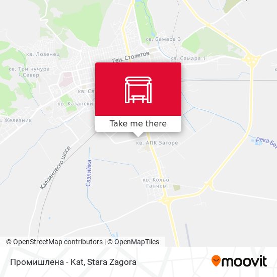 Промишлена - Kat map