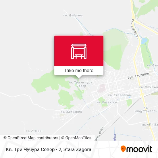 Карта Кв. Три Чучура Север - 2