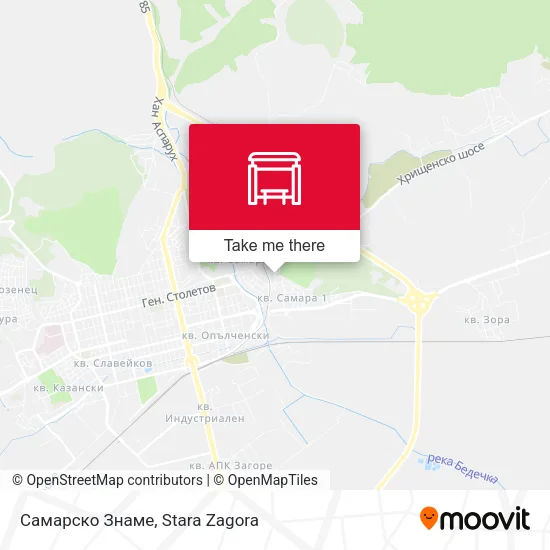 Карта Самарско Знаме