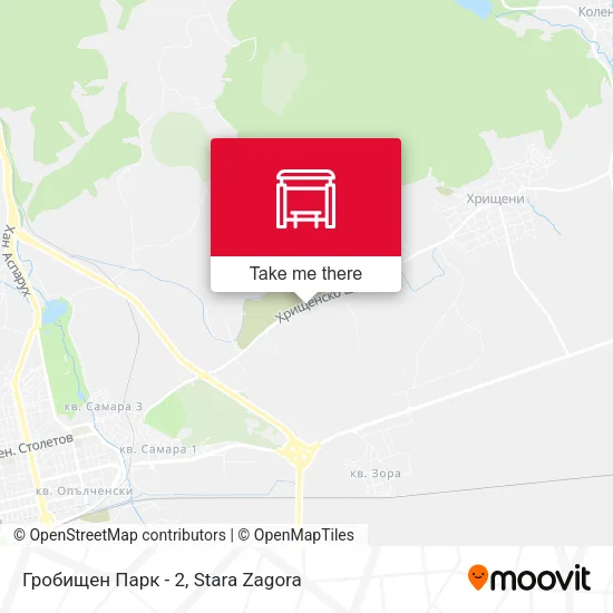 Карта Гробищен Парк - 2