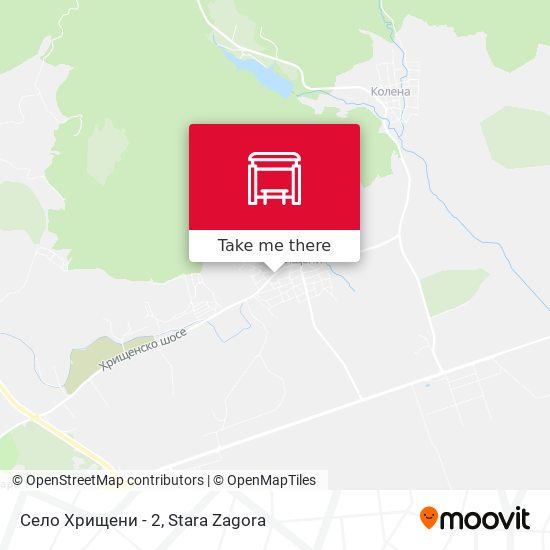 Село Хрищени - 2 map