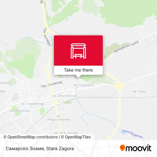 Карта Самарско Знаме