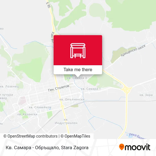 Карта Кв. Самара - Обръщало