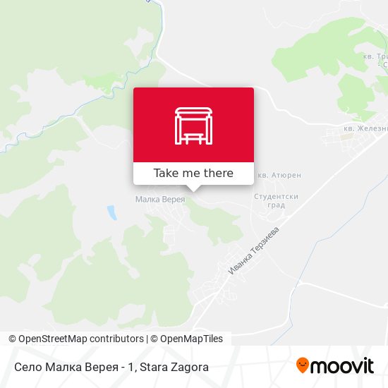 Село Малка Верея - 1 map