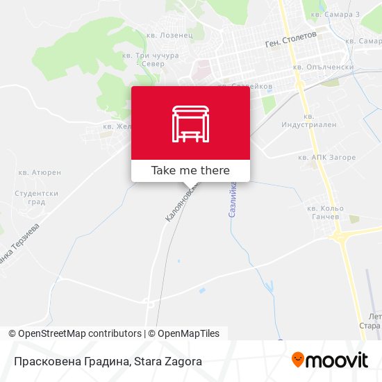Прасковена Градина map