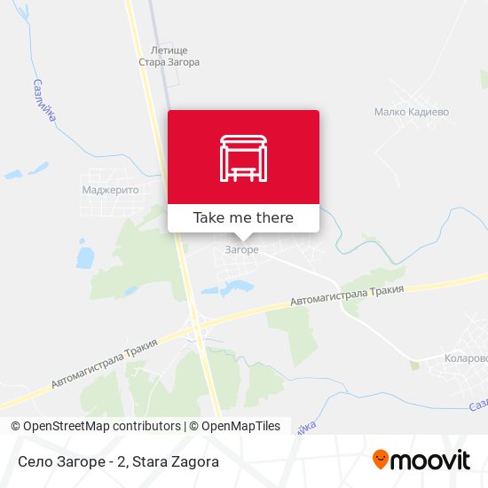 Село Загоре - 2 map