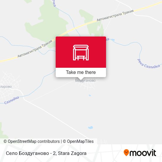 Карта Село Боздуганово - 2