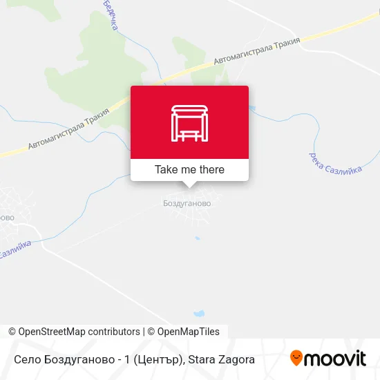 Село Боздуганово - 1 (Център) map
