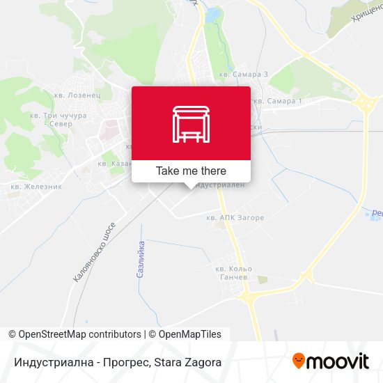 Карта Индустриална - Прогрес