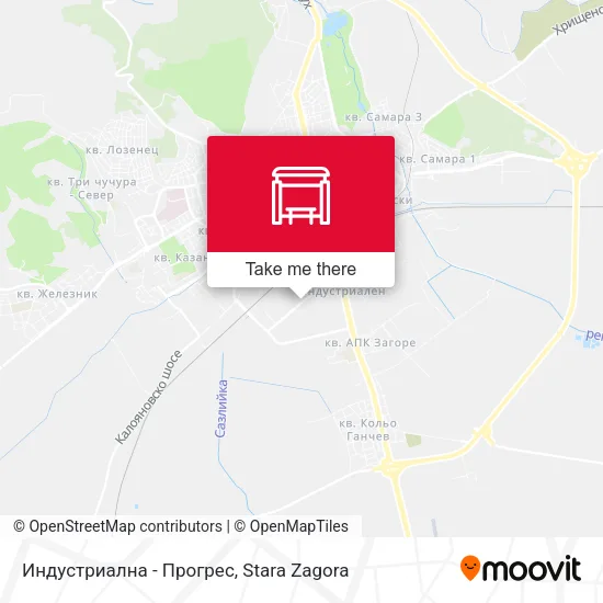 Карта Индустриална - Прогрес