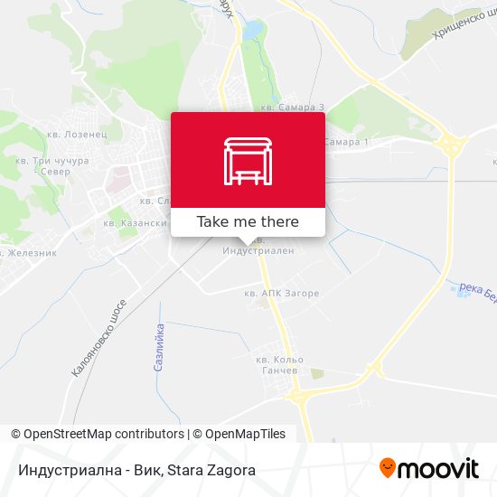 Индустриална - Вик map