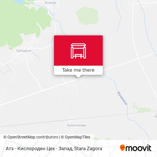 Атз - Кислороден Цех - Запад map