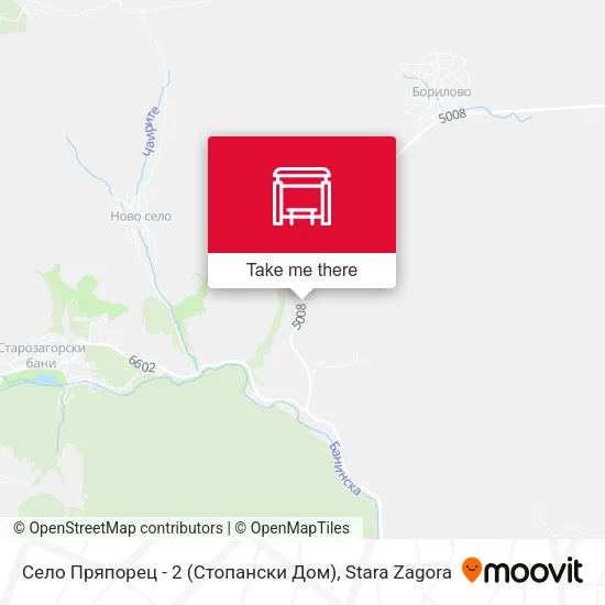 Карта Село Пряпорец - 2 (Стопански Дом)