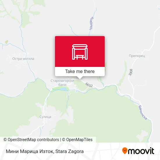 Карта Мини Марица Изток
