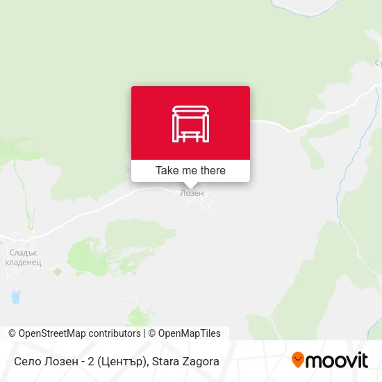 Село Лозен - 2 (Център) map