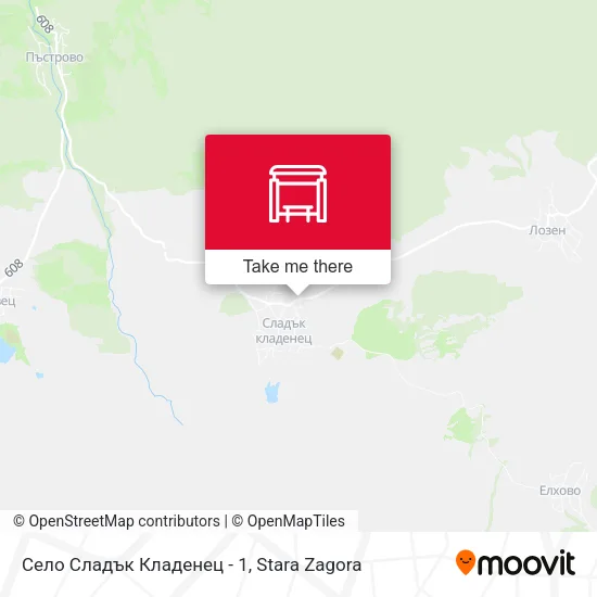 Карта Село Сладък Кладенец - 1