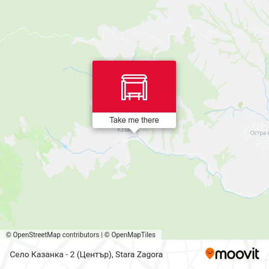 Карта Село Казанка - 2 (Център)