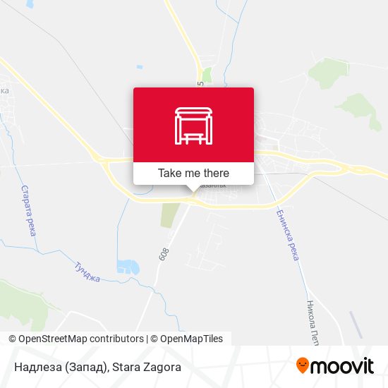 Надлеза (Запад) map