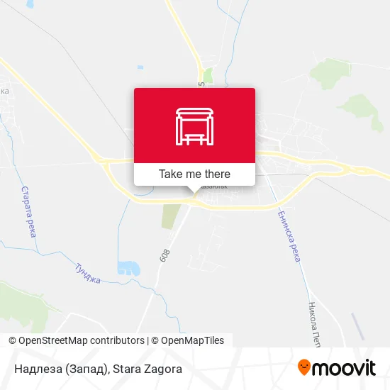 Карта Надлеза (Запад)