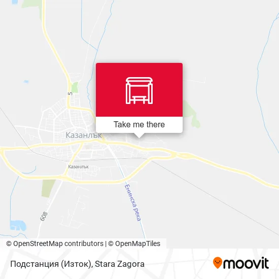 Карта Подстанция (Изток)