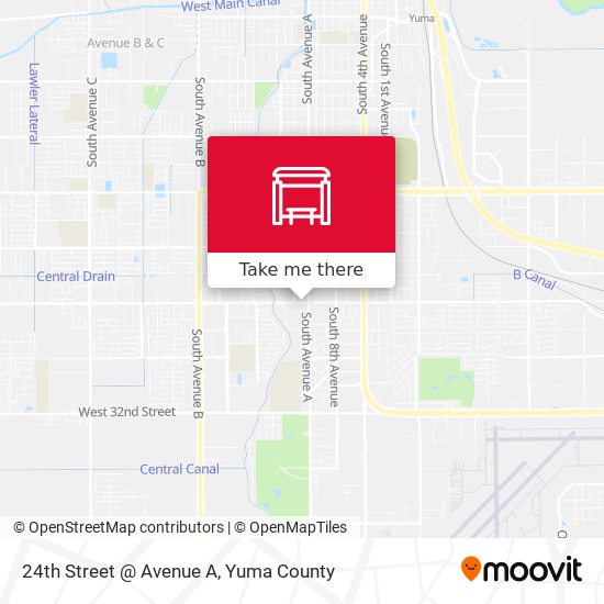 24th Street @ Avenue A map