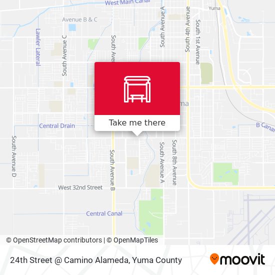 Mapa de 24th Street @ Camino Alameda