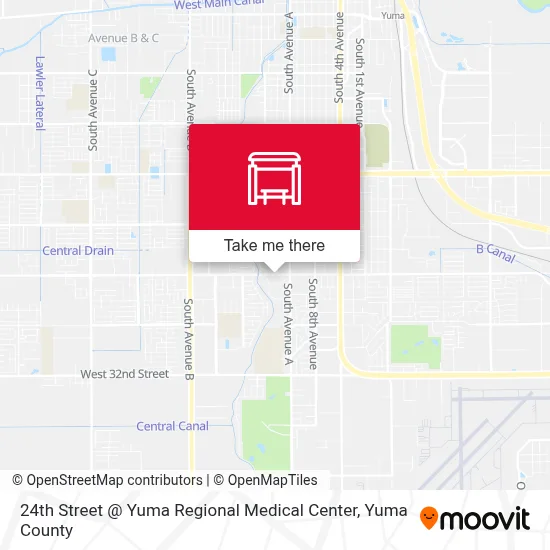 24th Street @ Yuma Regional Medical Center map