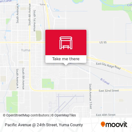 Pacific Avenue @ 24th Street map
