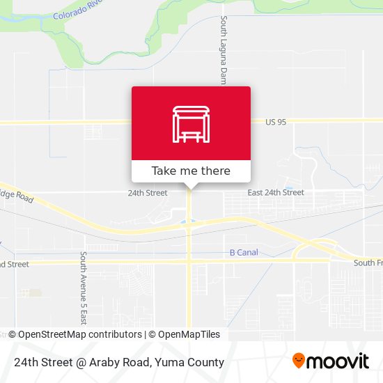 Mapa de 24th Street @ Araby Road