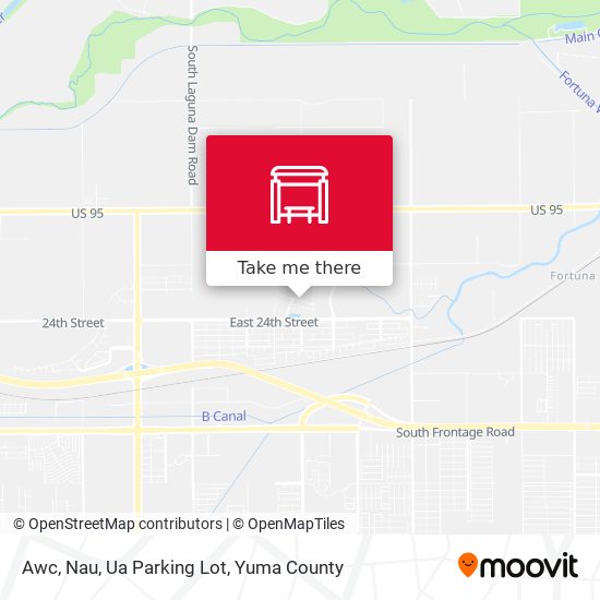 Awc, Nau, Ua Parking Lot map