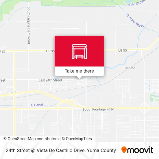 24th Street @ Vista De Castillo Drive map