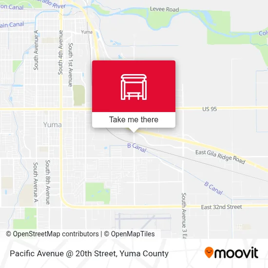 Pacific Avenue @ 20th Street map