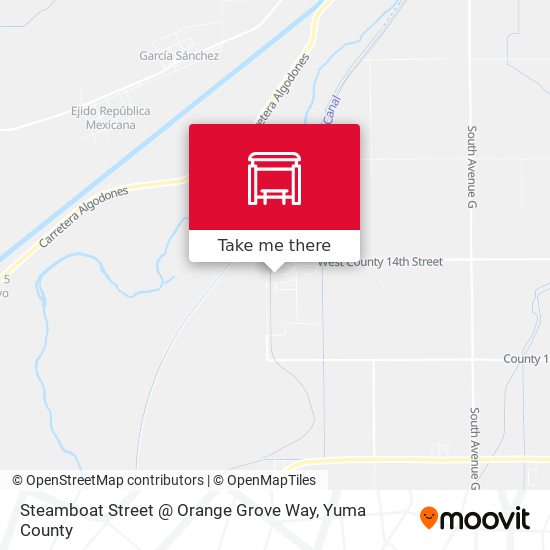 Mapa de Steamboat Street @ Orange Grove Way
