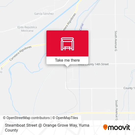 Steamboat Street @ Orange Grove Way map