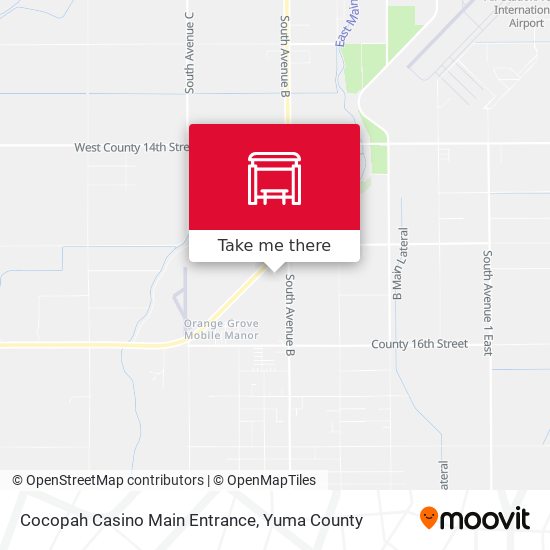 Cocopah Casino Main Entrance map