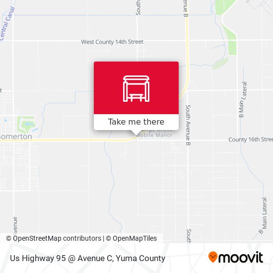 Us Highway 95 @ Avenue C map