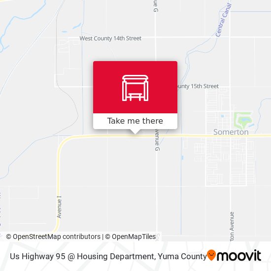 Us Highway 95 @ Housing Department map