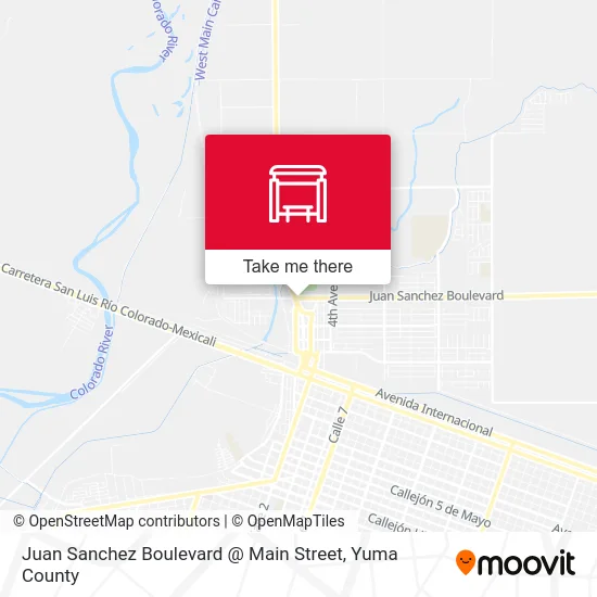 Juan Sanchez Boulevard @ Main Street map