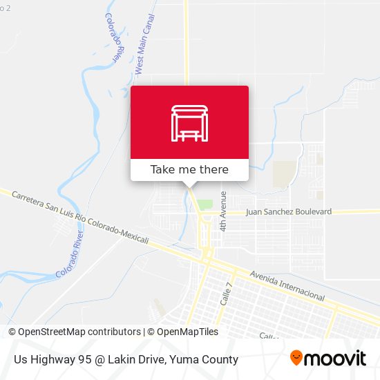 Us Highway 95 @ Lakin Drive map